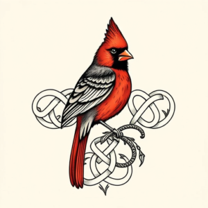 Celtic Cardinal Tattoo