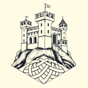 Celtic Castle Tattoo