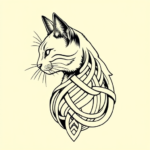 Celtic Cat Tattoo