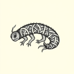 Celtic Caterpillar Tattoo