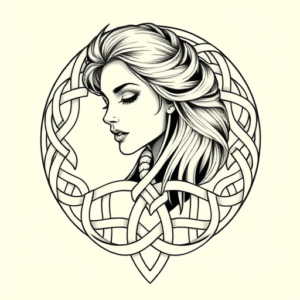 Celtic Catrina Tattoo