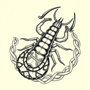 Celtic Centipede Tattoo