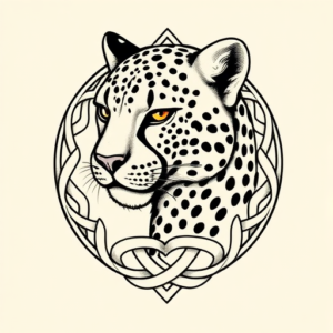 Celtic Cheetah Tattoo