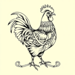 Celtic Chicken Tattoo