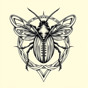 Celtic Cicada Tattoo