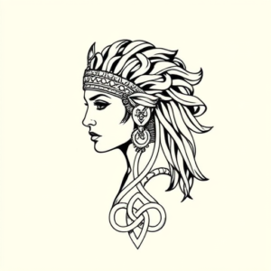 Celtic Cleopatra Tattoo