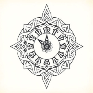Celtic Clock Tattoo