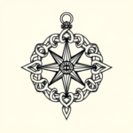 Celtic Compass Tattoo