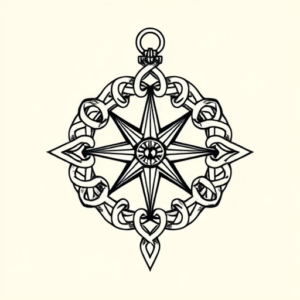 Celtic Compass Tattoo