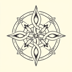 Celtic Coordinates Tattoo