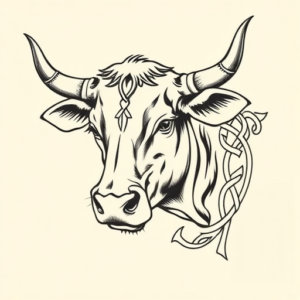 Celtic Cow Tattoo