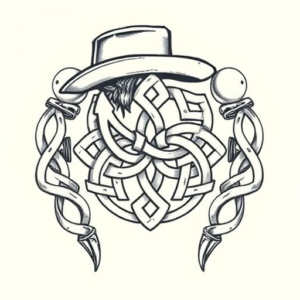 Celtic Cowboy Tattoo