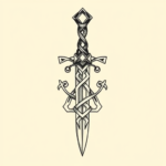 Celtic Dagger Tattoo