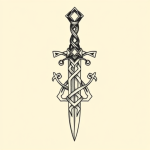 Celtic Dagger Tattoo