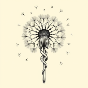 Celtic Dandelion Tattoo