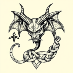 Celtic Devil Tattoo