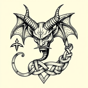 Celtic Devil Tattoo