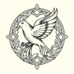 Celtic Dove Tattoo