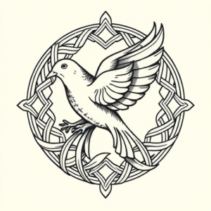 Celtic Dove Tattoo