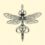 Celtic Dragonfly Tattoo
