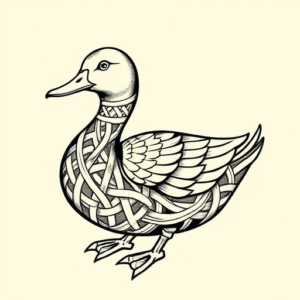 Celtic Duck Tattoo