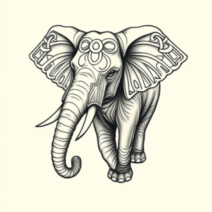 Celtic Elephant Tattoo