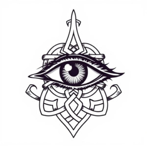 Celtic Eye Tattoo