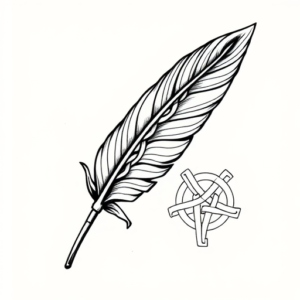 Celtic Feather Tattoo