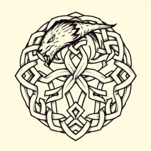 Celtic Fenrir Tattoo