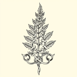 Celtic Fern Tattoo