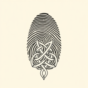 Celtic Fingerprint Tattoo