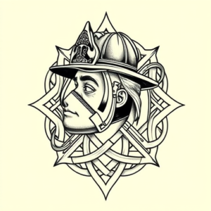 Celtic Firefighter Tattoo