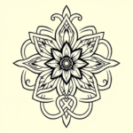 Celtic Flower Tattoo