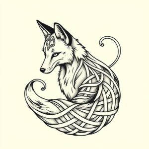 Celtic Fox Tattoo