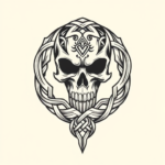 Celtic Ghostface Tattoo