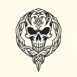 Celtic Ghostface Tattoo