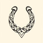 Celtic Horseshoe Tattoo