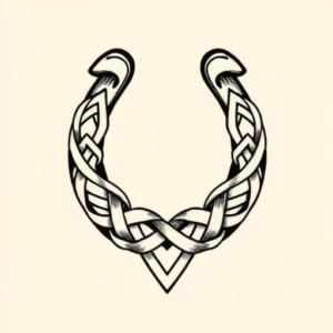Celtic Horseshoe Tattoo
