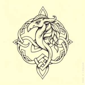 Celtic Horus Tattoo
