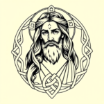 Celtic Jesus Tattoo