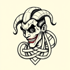 Celtic Joker Tattoo