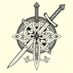 Celtic Katana Tattoo