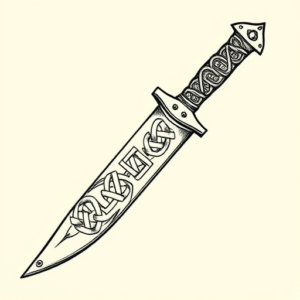 Celtic Knife Tattoo