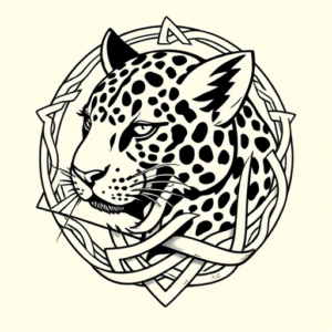 Celtic Leopard Tattoo