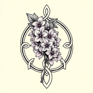 Celtic Lilac Tattoo