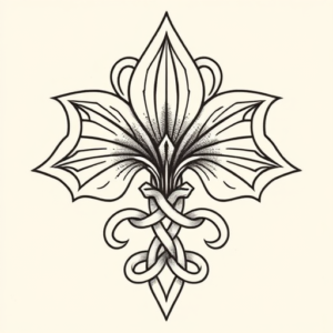 Celtic Lily Tattoo