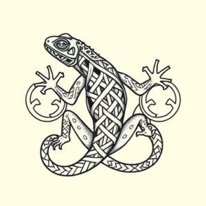 Celtic Lizard Tattoo