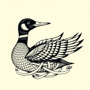 Celtic Loon Tattoo