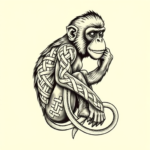 Celtic Monkey Tattoo