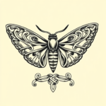 Celtic Moth Tattoo